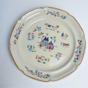 International 7774 Heartland China Company Stoneware Japan Dinner Plate X2